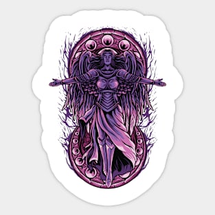 Guardian Goddess Angel Sticker